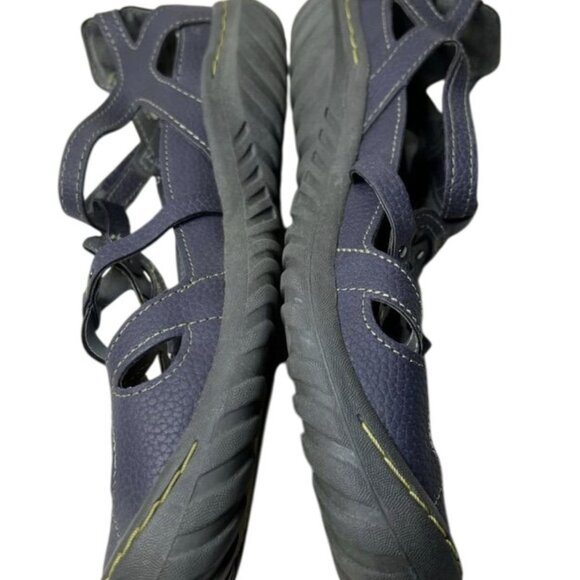 JBU by Jambu Shoes Womens Size 9 Blue Memory Foam Cutout Comfort Casual Sandals - Picture 4 of 6